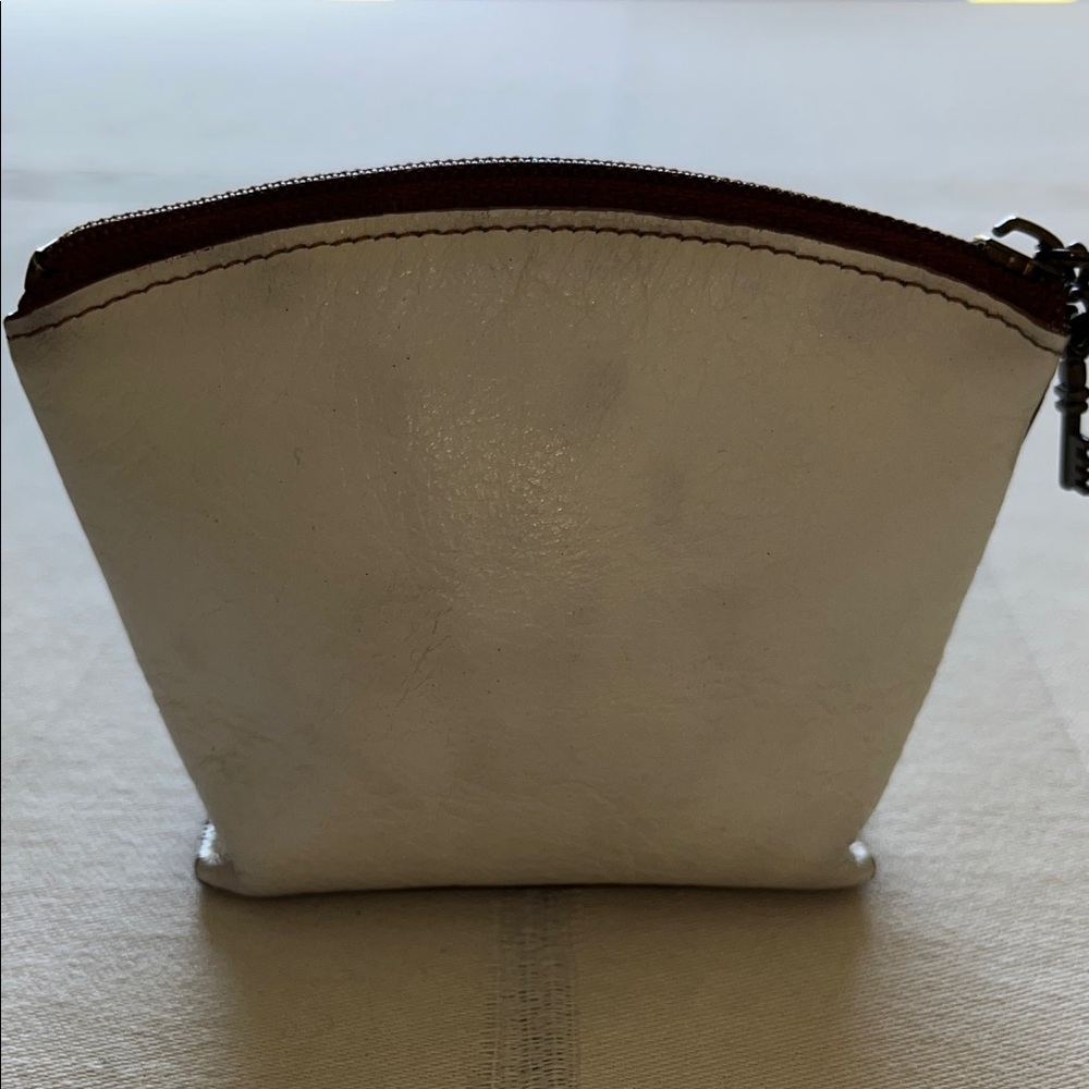 Vintage Mario Hernandez White Leather Coin Pouch - Picture 3 of 10